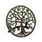 Cast Iron Tree of Life Garden Hose Hanger - 12" - Green/Bronze Finish